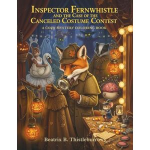 Thistleburrows, Beatrix .B. Inspector Fernwhistle and the Case of the Canceled Costume Contest: A Halloween Cozy Mystery Coloring Adventure: An Adult Coloring Book with Animal ... Coloring books with cozy detective story) Thistleburrows, Beatrix .B. Inspector Fernwhistle and the Case of the Canceled Costume Contest: A Halloween Cozy Mystery Coloring Adventure: An Adult Coloring Book with Animal ... Coloring books with cozy detective story)