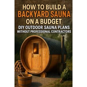 Rhea, Alexander How to Build a Backyard Sauna on a Budget: DIY Outdoor Sauna Plans Without Professional Contractors Rhea, Alexander How to Build a Backyard Sauna on a Budget: DIY Outdoor Sauna Plans Without Professional Contractors