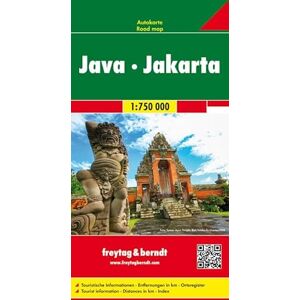 Freytag & Berndt Java / Jakarta f&b (r): Wegenkaart 1:750 000 Freytag & Berndt Java / Jakarta f&b (r): Wegenkaart 1:750 000