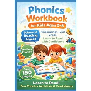 Acquarelli, Shyla Phonics Workbook K-2: Science of Reading Phonics Activities for Kids Ages 5-8: 150+ Page Systematic Curriculum to Learn to Read with Confidence: Long ... Diphthongs, Digraphs, & R-Controlled Practice Acquarelli, Shyla Phonics Workbook K-2: Science of Reading Phonics Activities for Kids Ages 5-8: 150+ Page Systematic Curriculum to Learn to Read with Confidence: Long ... Diphthongs, Digraphs, & R-Controlled Practice