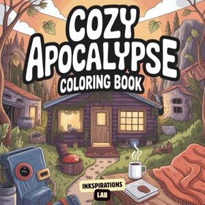 Lab, Inkspirations Cozy Apocalypse Coloring Book: A Bold and Easy Adult Coloring Pages of Hopeful Post-Apocalyptic Scenes, Overgrown Cities, and Peaceful Survival. Lab, Inkspirations Cozy Apocalypse Coloring Book: A Bold and Easy Adult Coloring Pages of Hopeful Post-Apocalyptic Scenes, Overgrown Cities, and Peaceful Survival.