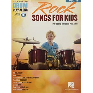 Various Rock Songs for Kids: Drum Play-Along Volume 41 (Hal Leonard Drum Play-Along) (Includes Online Access Code) (Hal Leonard Drum Play-along, 41) Various Rock Songs for Kids: Drum Play-Along Volume 41 (Hal Leonard Drum Play-Along) (Includes Online Access Code) (Hal Leonard Drum Play-along, 41)