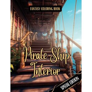 I., Elina Fantasy Coloring Book Pirate Ship Interior Special Edition: Black Line and Grayscale Images of Pirate Ships Interior For Adults and Teens (Pirate Special Edition Coloring Books) I., Elina Fantasy Coloring Book Pirate Ship Interior Special Edition: Black Line and Grayscale Images of Pirate Ships Interior For Adults and Teens (Pirate Special Edition Coloring Books)
