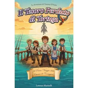 Marinelli, Lorenzo Il Tesoro Perduto di Tortuga: Il primo viaggio della ciurma dei coraggiosi Un’avventura pirata per ragazzi dai 7 ai 12 anni Marinelli, Lorenzo Il Tesoro Perduto di Tortuga: Il primo viaggio della ciurma dei coraggiosi Un’avventura pirata per ragazzi dai 7 ai 12 anni