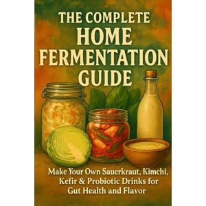 Rhea, Alexander The Complete Home Fermentation Guide: Make Your Own Sauerkraut, Kimchi, Kefir & Probiotic Drinks for Gut Health and Flavor Rhea, Alexander The Complete Home Fermentation Guide: Make Your Own Sauerkraut, Kimchi, Kefir & Probiotic Drinks for Gut Health and Flavor