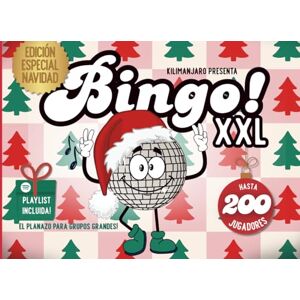 Books, Kilimanjaro BINGO MUSICAL ESPECIAL NAVIDAD XXL – EDICIÓN ESPECIAL PARA GRUPOS GRANDES: El juego más divertido para empresas, clubs y fiestas navideñas. 200 cartones únicos + playlist para animar cualquier evento. Books, Kilimanjaro BINGO MUSICAL ESPECIAL NAVIDAD XXL – EDICIÓN ESPECIAL PARA GRUPOS GRANDES: El juego más divertido para empresas, clubs y fiestas navideñas. 200 cartones únicos + playlist para animar cualquier evento.