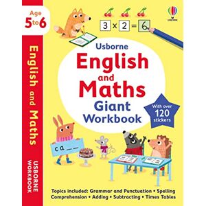 Holly Bathie Usborne English and Maths Giant Workbook 5-6 (Usborne Workbooks) Holly Bathie Usborne English and Maths Giant Workbook 5-6 (Usborne Workbooks)