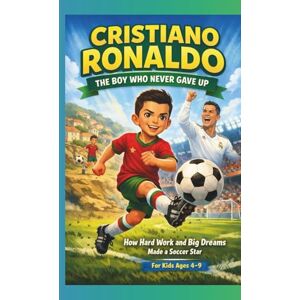 JUNIOR, WAXMAN CRISTIANO RONALDO THE BOY WHO NEVER GAVE UP: How Hard Work and Big Dreams Made a Soccer Star For Kids Ages 4-9 JUNIOR, WAXMAN CRISTIANO RONALDO THE BOY WHO NEVER GAVE UP: How Hard Work and Big Dreams Made a Soccer Star For Kids Ages 4-9