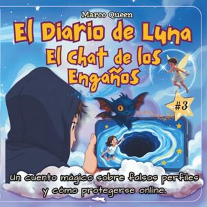 Queen, Marco El Diario de Luna 3: El Chat de los Engaños: Un Cuento Mágico sobre Falsos Perfiles y cómo Protegerse Online. (Luna's Digital Diaries) Queen, Marco El Diario de Luna 3: El Chat de los Engaños: Un Cuento Mágico sobre Falsos Perfiles y cómo Protegerse Online. (Luna's Digital Diaries)