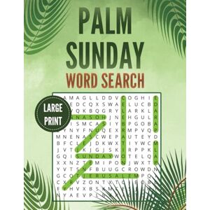 KALEIDOSCOPE LLC, BLEU PALM SUNDAY WORD SEARCH PUZZLES LARGE PRINT KALEIDOSCOPE LLC, BLEU PALM SUNDAY WORD SEARCH PUZZLES LARGE PRINT
