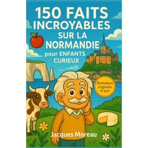 Moreau, Jacques 150 faits incroyables sur la Normandie pour enfants curieux: Découvre les paysages, les légendes et les trésors culturels normands – Illustrations ... coloriage pour les explorateurs de 6 à 12 ans Moreau, Jacques 150 faits incroyables sur la Normandie pour enfants curieux: Découvre les paysages, les légendes et les trésors culturels normands – Illustrations ... coloriage pour les explorateurs de 6 à 12 ans