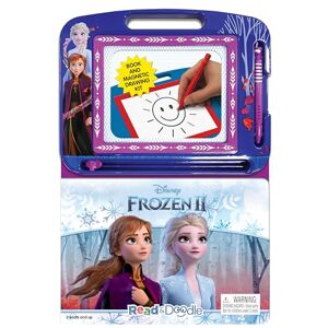 Phidal Publishing Inc. Disney Frozen 2 Read & Doodle Learning resources for kids, a magnetic drawing pad, an easy-to-use pen, 22-page board book for reading and drawing Phidal Publishing Inc. Disney Frozen 2 Read & Doodle Learning resources for kids, a magnetic drawing pad, an easy-to-use pen, 22-page board book for reading and drawing