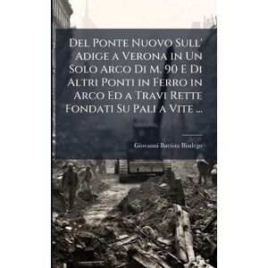 Biadego, Giovanni Battista Del Ponte Nuovo Sull' Adige a Verona in Un Solo Arco Di M. 90 E Di Altri Ponti in Ferro in Arco Ed a Travi Rette Fondati Su Pali a Vite ... Biadego, Giovanni Battista Del Ponte Nuovo Sull' Adige a Verona in Un Solo Arco Di M. 90 E Di Altri Ponti in Ferro in Arco Ed a Travi Rette Fondati Su Pali a Vite ...