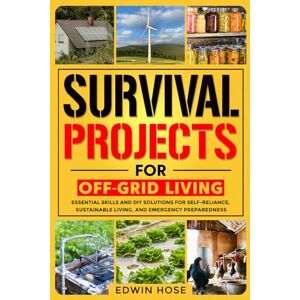 Hose, Edwin Survival Projects for Off-Grid Living: Essential Skills and DIY Solutions for Self-Reliance, Sustainable Living, and Emergency Preparedness (Preppers Survival Bible) Hose, Edwin Survival Projects for Off-Grid Living: Essential Skills and DIY Solutions for Self-Reliance, Sustainable Living, and Emergency Preparedness (Preppers Survival Bible)