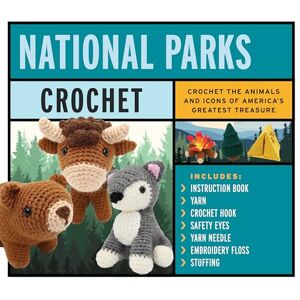 Kairis, Victoria National Parks Crochet Kit: Crochet the Animals and Icons of America's Greatest Treasure Includes: Instruction Book, 4 Colors of Yarn, Crochet Hook, Safety Eyes, Yarn Needle, Stuffing Kairis, Victoria National Parks Crochet Kit: Crochet the Animals and Icons of America's Greatest Treasure Includes: Instruction Book, 4 Colors of Yarn, Crochet Hook, Safety Eyes, Yarn Needle, Stuffing