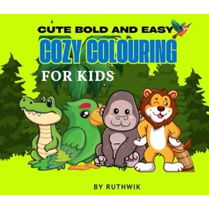 word, Little Animals bold and Easy Cozy Colouring Book For Kids word, Little Animals bold and Easy Cozy Colouring Book For Kids