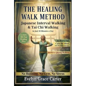 Grace Carter, Evelyn The Healing Walk Method: Unlock Japanese Interval Walking & Tai Chi to Burn Fat, Calm the Mind, and Reclaim Energy in Just 30 Minutes a Day. No Running, No Gym, No Stress. Grace Carter, Evelyn The Healing Walk Method: Unlock Japanese Interval Walking & Tai Chi to Burn Fat, Calm the Mind, and Reclaim Energy in Just 30 Minutes a Day. No Running, No Gym, No Stress.