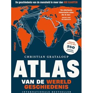 Grataloup, Christian Atlas van de wereldgeschiedenis: de geschiedenis van de mensheid in 515 kaarten (Atlas, 1) Grataloup, Christian Atlas van de wereldgeschiedenis: de geschiedenis van de mensheid in 515 kaarten (Atlas, 1)