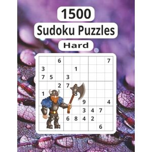 Puzzle books, V.S Shayaan Hard 1500 Sudoku Puzzles: For Anyone Who Loves Testing Logic and Strengthening Concentration Puzzle books, V.S Shayaan Hard 1500 Sudoku Puzzles: For Anyone Who Loves Testing Logic and Strengthening Concentration