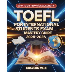 Vale, Grayson TOEFL for International Students Exam Mastery Guide 2025–2026: English Proficiency Test Prep with 600+ Practice Questions and Exam Strategies Vale, Grayson TOEFL for International Students Exam Mastery Guide 2025–2026: English Proficiency Test Prep with 600+ Practice Questions and Exam Strategies