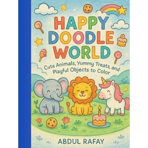 Fatair, Mr Abdul Rafay Super Cute Doodle Coloring Book for Kids: Adorable Animals, Yummy Treats, and Fun Easy Designs for Ages 4-8 Fatair, Mr Abdul Rafay Super Cute Doodle Coloring Book for Kids: Adorable Animals, Yummy Treats, and Fun Easy Designs for Ages 4-8