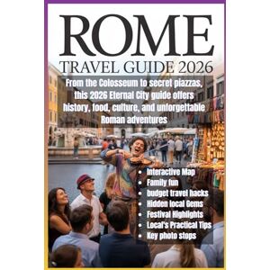 Davis, Michael M. The Ultimate Rome Travel Guide 2026: Experience the Eternal City Like Never Before with Insider Secrets, Timeless Landmarks, Culinary Adventures, Hidden Gems, and Expert Travel Tips for 2026. Davis, Michael M. The Ultimate Rome Travel Guide 2026: Experience the Eternal City Like Never Before with Insider Secrets, Timeless Landmarks, Culinary Adventures, Hidden Gems, and Expert Travel Tips for 2026.