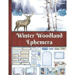 Paper Publishing, Peter Winter Woodland Ephemera: One-Sided Decorative Paper for Junk Journaling, Scrapbooking, Decoupage, Collages, Card Making & Mixed Media. Winter Themed ... A Great Gift Idea for Crafters (140+ Pieces) Paper Publishing, Peter Winter Woodland Ephemera: One-Sided Decorative Paper for Junk Journaling, Scrapbooking, Decoupage, Collages, Card Making & Mixed Media. Winter Themed ... A Great Gift Idea for Crafters (140+ Pieces)