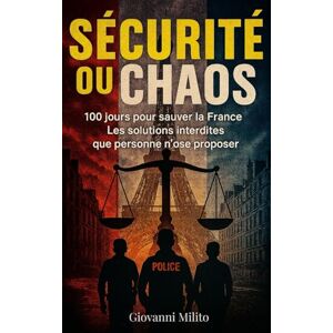 Milito, Giovanni SÉCURITÉ OU CHAOS : 100 jours pour sauver la France Les solutions interdites que personne n'ose proposer: "Tolérance zéro" "Reconquête territoriale" "Justice immédiate" "Action immédiate Milito, Giovanni SÉCURITÉ OU CHAOS : 100 jours pour sauver la France Les solutions interdites que personne n'ose proposer: "Tolérance zéro" "Reconquête territoriale" "Justice immédiate" "Action immédiate