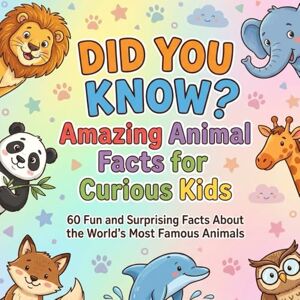 Steele, Adam Did You Know? Amazing Animal Facts for Curious Kids: 60 Fun and Surprising Facts About the World’s Most Famous Animals: A Colorful and Engaging Fact ... Secrets With Simple, Fun, and Educational “ Steele, Adam Did You Know? Amazing Animal Facts for Curious Kids: 60 Fun and Surprising Facts About the World’s Most Famous Animals: A Colorful and Engaging Fact ... Secrets With Simple, Fun, and Educational “