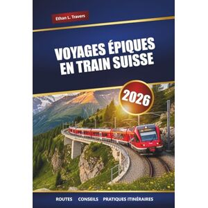 Travers, Ethan L. VOYAGES ÉPIQUES EN TRAIN SUISSE 2026: Explorez les itinéraires ferroviaires panoramiques, les conseils de voyage, les itinéraires et les principales destinations à travers la Suisse Travers, Ethan L. VOYAGES ÉPIQUES EN TRAIN SUISSE 2026: Explorez les itinéraires ferroviaires panoramiques, les conseils de voyage, les itinéraires et les principales destinations à travers la Suisse