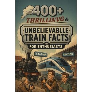 Y James, Charles 400+ Thrilling & Unbelievable Train Facts for Enthusiasts: Ride the Rails With Fast Trains, Daring Heists & Track Legends! (Perfect for Train Buffs & Curious Minds) Y James, Charles 400+ Thrilling & Unbelievable Train Facts for Enthusiasts: Ride the Rails With Fast Trains, Daring Heists & Track Legends! (Perfect for Train Buffs & Curious Minds)