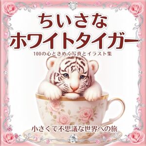 SAKI.SAKI ちいさな ホワイトタイガー: 手のひらサイズの小さなトラの世界:愛らしくも凛とした姿に心惹かれる、ホワイトタイガーの気品あふれる100のシーンを集めたアートブック。プレゼントとしてもおすすめの一冊 (小さくて不思議な世界への旅) SAKI.SAKI ちいさな ホワイトタイガー: 手のひらサイズの小さなトラの世界:愛らしくも凛とした姿に心惹かれる、ホワイトタイガーの気品あふれる100のシーンを集めたアートブック。プレゼントとしてもおすすめの一冊 (小さくて不思議な世界への旅)