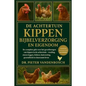 Vandenbosch, Dr. Pieter De Achtertuin Kippen Bijbelverzorging En Eigendom: De complete gids voor het grootbrengen van kippen in de achtertuin – voeding, eieren leggen, fokken, huisvesting, gezondheid en duurzaam leven Vandenbosch, Dr. Pieter De Achtertuin Kippen Bijbelverzorging En Eigendom: De complete gids voor het grootbrengen van kippen in de achtertuin – voeding, eieren leggen, fokken, huisvesting, gezondheid en duurzaam leven