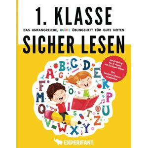Verlag, Experifant 1. Klasse Sicher lesen Das umfangreiche, bunte Übungsheft für gute Noten: Lesetraining für Erstleser mit farbigen Silben Von Deutsch-Lehrern empfohlen (1. Klasse Übungshefte für gute Noten) Verlag, Experifant 1. Klasse Sicher lesen Das umfangreiche, bunte Übungsheft für gute Noten: Lesetraining für Erstleser mit farbigen Silben Von Deutsch-Lehrern empfohlen (1. Klasse Übungshefte für gute Noten)