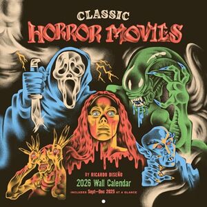 Diseño, Ricardo Classic Horror Movies 2026 Wall Calendar Diseño, Ricardo Classic Horror Movies 2026 Wall Calendar