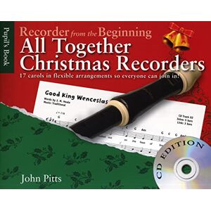 Various John Pitts Recorder From The Beginning All Together Christmas Bk/Cd Various John Pitts Recorder From The Beginning All Together Christmas Bk/Cd