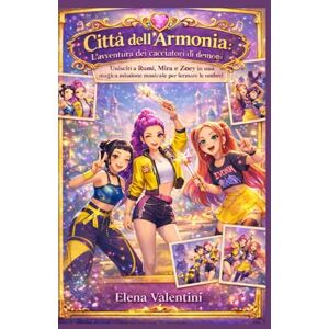 Valentini, Elena Città dell'Armonia: L'avventura dei cacciatori di demoni: Unisciti a Rumi, Mira e Zoey in una magica missione musicale per fermare le ombre! Valentini, Elena Città dell'Armonia: L'avventura dei cacciatori di demoni: Unisciti a Rumi, Mira e Zoey in una magica missione musicale per fermare le ombre!