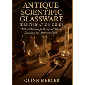 Mercer, Quinn ANTIQUE SCIENTIFIC GLASSWARE IDENTIFICATION GUIDE: A Visual Reference for Dating and Collecting Laboratory and Apothecary Glass Mercer, Quinn ANTIQUE SCIENTIFIC GLASSWARE IDENTIFICATION GUIDE: A Visual Reference for Dating and Collecting Laboratory and Apothecary Glass