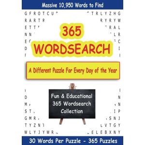 Mcevoy, Mr C A 365 Wordsearch A puzzle for every day of the year: 365 themed wordsearch puzzles. With a total of 10,950 words to find Mcevoy, Mr C A 365 Wordsearch A puzzle for every day of the year: 365 themed wordsearch puzzles. With a total of 10,950 words to find