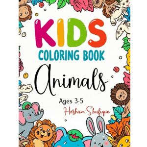 Shafique, Mr Hesham Colorful Creatures: A Fun Animal Coloring Book: Explore the Wild with 12 Adorable Animal Illustrations for Kids Shafique, Mr Hesham Colorful Creatures: A Fun Animal Coloring Book: Explore the Wild with 12 Adorable Animal Illustrations for Kids