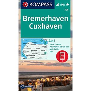Bremerhaven / Cuxhaven + Aktiv Guide (400): 4in1 Wanderkarte mit Aktiv Guide und Detailkarten inklusive Karte zur offline Verwendung in der KOMPASS-App. Fahrradfahren. Reiten. Bremerhaven / Cuxhaven + Aktiv Guide (400): 4in1 Wanderkarte mit Aktiv Guide und Detailkarten inklusive Karte zur offline Verwendung in der KOMPASS-App. Fahrradfahren. Reiten.