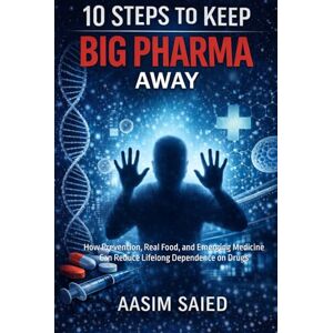 Saied, Aasim 10 Steps to Keep Big Pharma Away: How Prevention, Real Food, and Emerging Medicine Can Reduce Lifelong Dependence on Drugs Saied, Aasim 10 Steps to Keep Big Pharma Away: How Prevention, Real Food, and Emerging Medicine Can Reduce Lifelong Dependence on Drugs