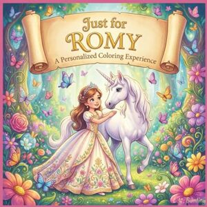 Bunting, L.K. Just for Romy: A Personalized Coloring Experience: 50 total coloring pages 28 coloring pages featuring Romy's name 22 coloring pages themed for girls (Personalized Coloring Book Series) Bunting, L.K. Just for Romy: A Personalized Coloring Experience: 50 total coloring pages 28 coloring pages featuring Romy's name 22 coloring pages themed for girls (Personalized Coloring Book Series)