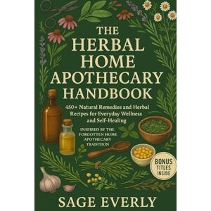 Everly, Sage The Herbal Home Apothecary Handbook: 450+ Natural Remedies and Herbal Recipes for Everyday Wellness and Self-Healing Inspired by the Forgotten Home Apothecary Tradition Everly, Sage The Herbal Home Apothecary Handbook: 450+ Natural Remedies and Herbal Recipes for Everyday Wellness and Self-Healing Inspired by the Forgotten Home Apothecary Tradition
