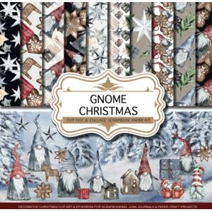 Rossi, Riviera Gnome Christmas: Scrapbook Paper Kit: Christmas Ephemera, Decorative Paper, and Clip Art for Scrapbooking, Junk journals & Craft Paper Projects Over 150 Pictures to Cut Out & Collage Rossi, Riviera Gnome Christmas: Scrapbook Paper Kit: Christmas Ephemera, Decorative Paper, and Clip Art for Scrapbooking, Junk journals & Craft Paper Projects Over 150 Pictures to Cut Out & Collage
