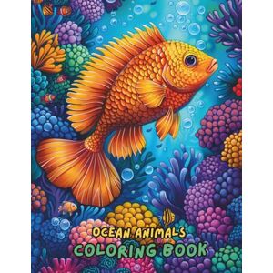 Jones, Amelia Ocean Animals Coloring Book for Kids Ages 4-8: 100+ Fun and Easy Sea Creatures to Color Whales, Sharks, Dolphins, Turtles, Fish, Crabs, Octopus and ... 8.5 x 11 Inch Coloring Book for Boys & Girls) Jones, Amelia Ocean Animals Coloring Book for Kids Ages 4-8: 100+ Fun and Easy Sea Creatures to Color Whales, Sharks, Dolphins, Turtles, Fish, Crabs, Octopus and ... 8.5 x 11 Inch Coloring Book for Boys & Girls)