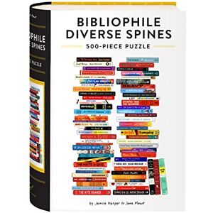 Chronicle Books Bibliophile Diverse Spines Puzzle: 500-pieces Chronicle Books Bibliophile Diverse Spines Puzzle: 500-pieces