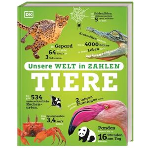 Unsere Welt in Zahlen. Tiere: Ein verrücktes Rekorde-Buch mit über 1000 Fakten zum Staunen. Wissensbuch. Für Kinder ab 8 Jahren Unsere Welt in Zahlen. Tiere: Ein verrücktes Rekorde-Buch mit über 1000 Fakten zum Staunen. Wissensbuch. Für Kinder ab 8 Jahren