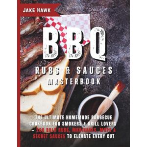 Hawk, Jake BBQ Rubs & Sauces Masterbook: The Ultimate Homemade Barbecue Cookbook for Smokers & Grill Lovers — 200 Bold Rubs, Marinades, Mops & Secret Sauces to Elevate Every Cut Hawk, Jake BBQ Rubs & Sauces Masterbook: The Ultimate Homemade Barbecue Cookbook for Smokers & Grill Lovers — 200 Bold Rubs, Marinades, Mops & Secret Sauces to Elevate Every Cut