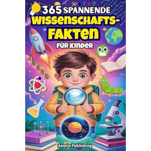 Publishing, Asmiis 365 Spannende Wissenschafts-Fakten Für Kinder: Entdecke Spannende Fakten über Weltraum, Tiere, Erde, Technologie und mehr – für Neugierige Kinder mit Unterhaltsamen Illustrationen Publishing, Asmiis 365 Spannende Wissenschafts-Fakten Für Kinder: Entdecke Spannende Fakten über Weltraum, Tiere, Erde, Technologie und mehr – für Neugierige Kinder mit Unterhaltsamen Illustrationen